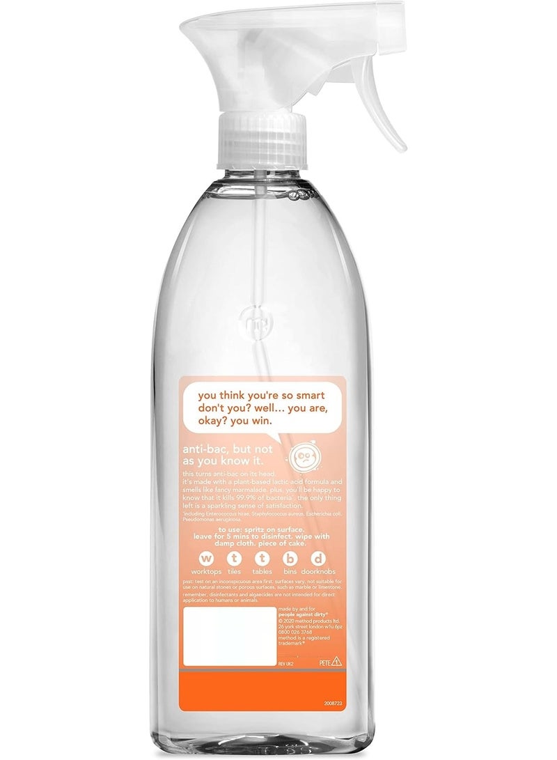 Method Anti Bac All Purpose Cleaner - Yuzu Orange - 828 ML - Image 2