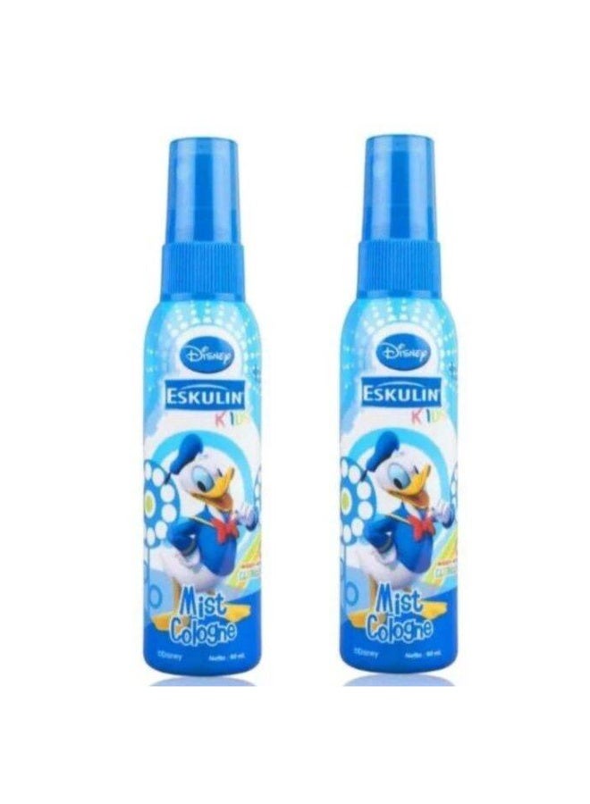 Eskulin Kids Minnie Mist Cologne Cool Fragrance Donald Duck 100ml 2 pcs