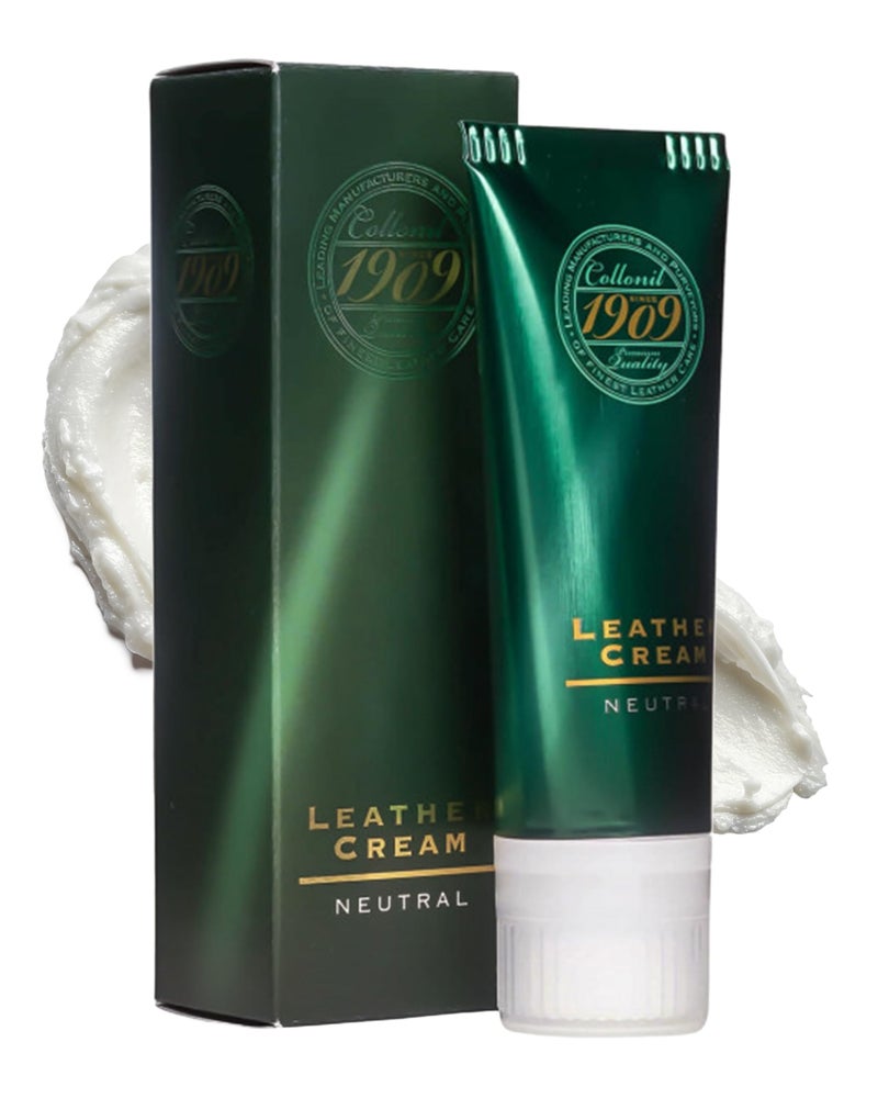 Collonil 1909 Leather Cream 2.53 Fl Oz - Nourishing Formula to Extend the Life of Leather Footwear and Meet the Highest Demands - Image 1