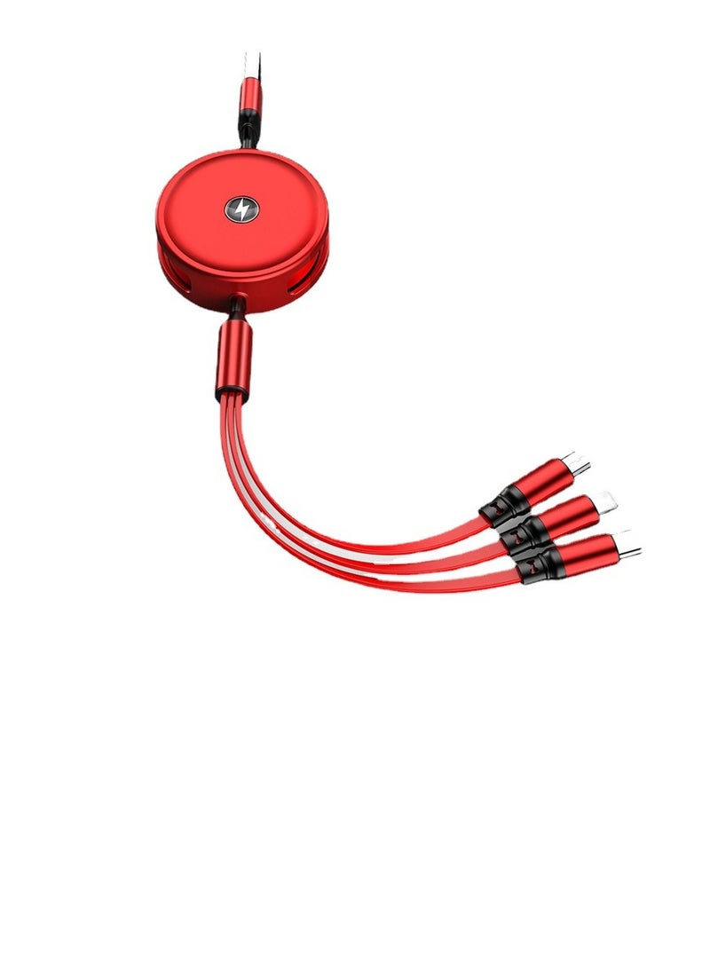 Fast Charging Braided 3 In 1 USB Cable