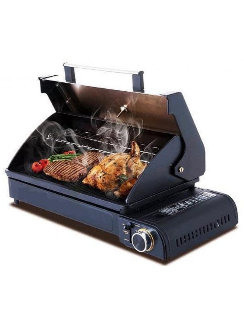 Portable Gas Grill 2500W – Multi-Use Outdoor BBQ Grill with Adjustable Temperature Knob, Compact  Gas Stove for Camping, Tailgating, Picnics, Travel & Home Use  - Image 1