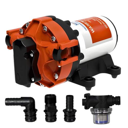 SEAFLO 12V 56A Series 5.0 GPM Variable Speed Smart On Demand Marine/RV 5-Chamber Diaphragm Pump - Image 1