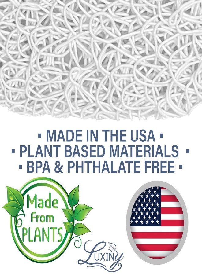Luxiny Soap Savers for Bar Soap, American Made by Luxiny, Lifts Soap in Soap Dishes & Shower Soap Holders -Handmade Soap Lasts Longer -Made from Plant Based Materials (Cloud White) - Image 3