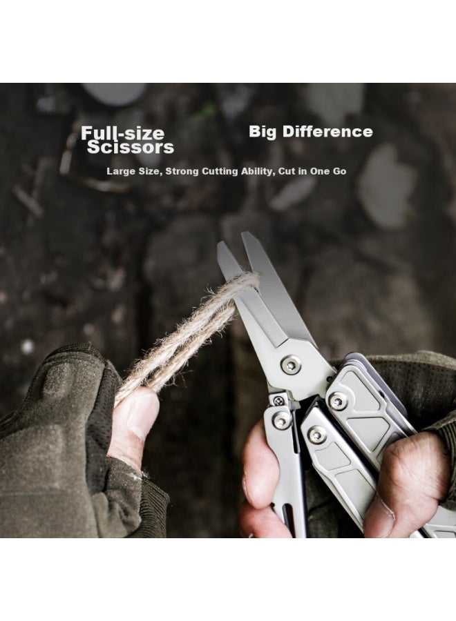JD.com Jd Jingzao Outdoor Multi-functional Combination Tool Pliers, Pliers Scissors Saw 12-in Multi-functional Knife - Image 4