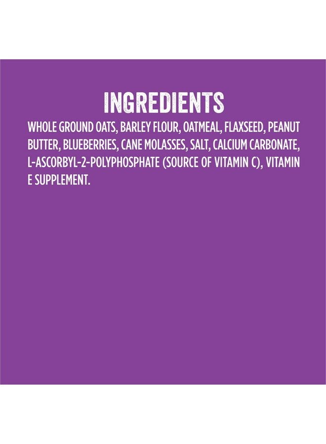 Evolve Classic Small Batch Oven Baked with Peanut Butter and Blueberry Biscuits Dog Treats, 16oz - Image 4