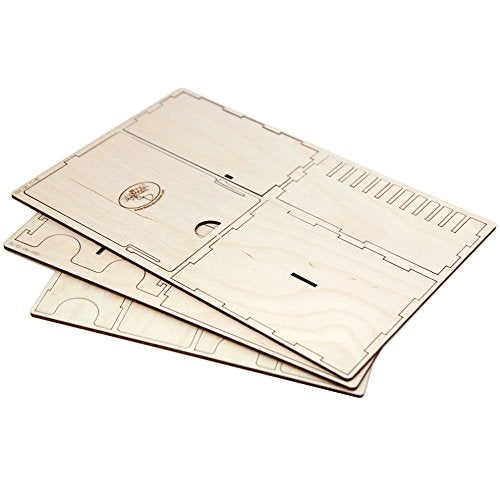 The Broken Token Case for Mini US and Mini European Size Cards - Wood Card Case with Eight Adjustable Dividers - Image 3