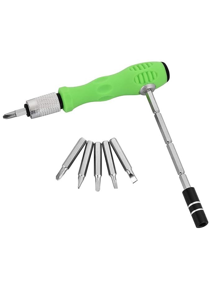 PAVITYAKSH - PAVITYAKSH 32 IN 1 SCREW DRIVERTool Set Kit with Magnetic Flexible Extension Rod, Precision Bits screw driver, computer, mobile repairing tool kit, watch repairing, laptop screwdriver set, Multicolor - Image 1