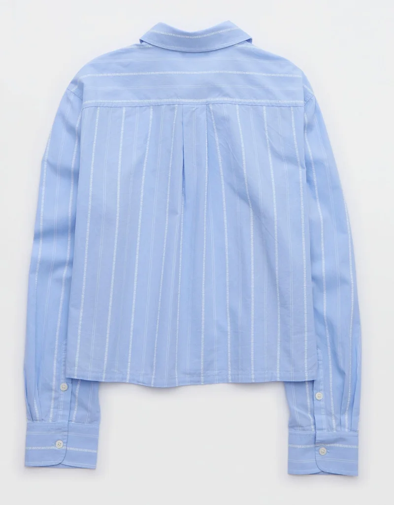 Aerie  Aerie Off-Duty Poplin Pajama Shirt for Women | Best Price UAE