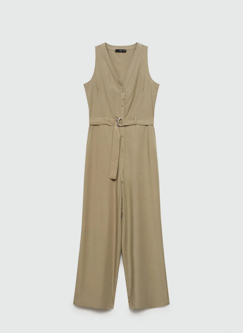 مانجو Belted Jumpsuit