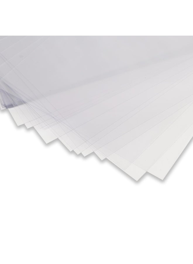 FIS PVC Transparent Cover, A3 Size(297x420mm), 180 Micron Thickness, Packet of 100 Sheets, Clear Transparent View, Best for Binding & Presentation Covers-FSCI18A3CLN  - Image 3
