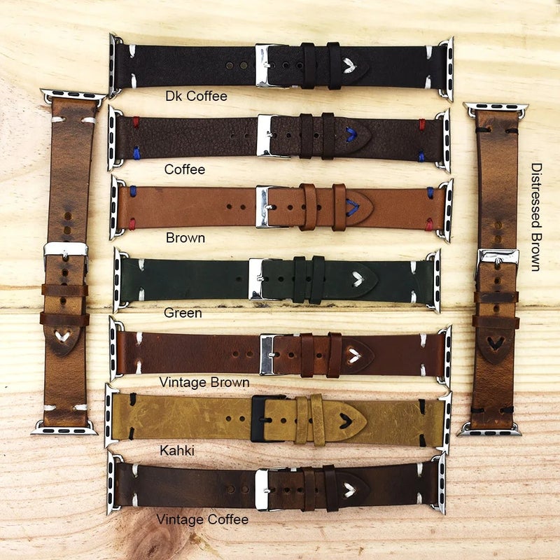 Bluejw Replace the Watch Strap with ized Logo Luxury 18/20/21/22mm Genuine Leather Quick Release Pin Handmade Replacement Watch Bands - Image 4