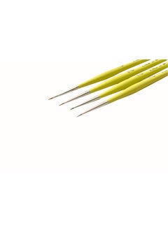 Like-It Like it Short Liner Premium SeriesSmall Professional Miniature Paint Brushes Set of 4 Size 40 50 60 and 70 Parrot Green Short Liner  - Image 3