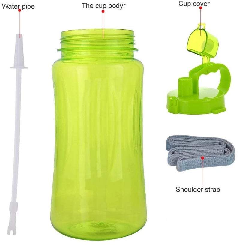 Grofilo Plastic Wide Mouth Water Bottle: Your Ultimate Companion For Gym, Fitness, And Athletic Adventures! (2200Mlgrey) - Image 5