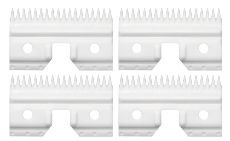 XCEL Ceramic Coarse Pet Replacement Cutter Blade Compatible with FastFeed Andis Oster A5 and Walh KM Series 4 Pack