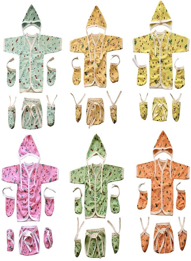 Infantbond New Born Baby 41 in 1 All Daily Essentials Clothing Set(Pack of 41 Items)(0-6 Months) - Image 3