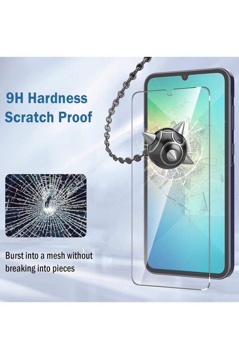 1 Pack Compatible with Samsung Galaxy A07 Screen Protector,Full Coverage 9H Tempered Glass Film,HD Clear Scratch Resistant,Bubble-Free - Image 4