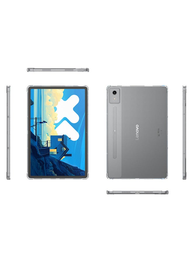 Suitable For Lenovo Tablet Small Padpro12.7 Protective Cover Shushi Sofo Airbag Anti-fall Transparent Shell-color:Transparent (air Bag Anti-fall Shell)-Applicable Models:Xiaoxin PadPro12.6 (Tab P12 Pro) (Q706F) - Image 1