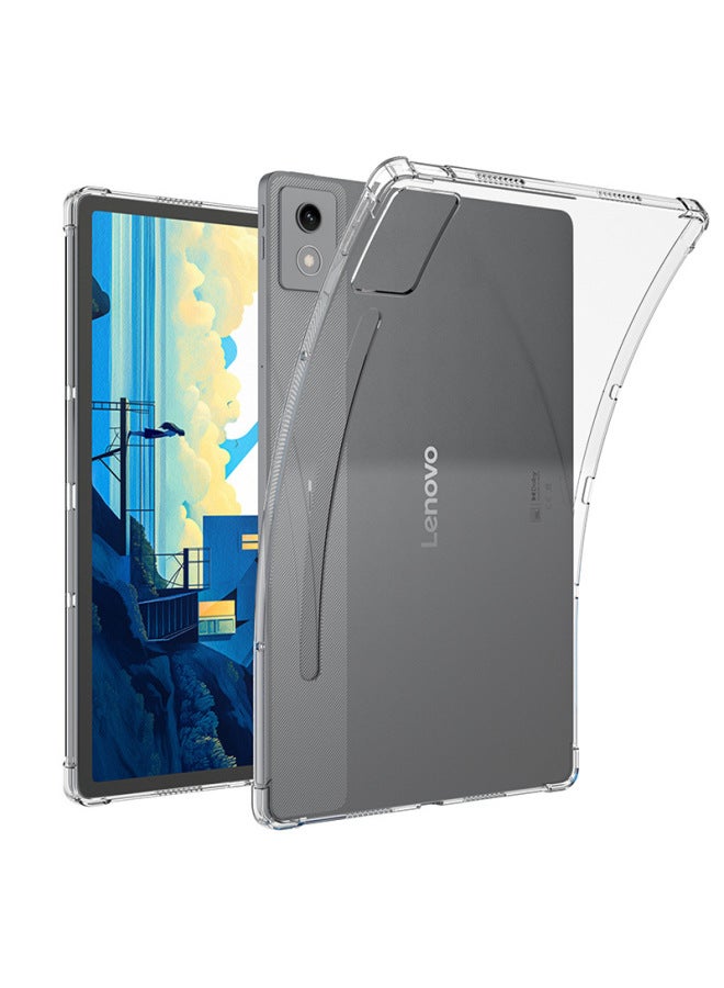 Suitable For Lenovo Tablet Small Padpro12.7 Protective Cover Shushi Sofo Airbag Anti-fall Transparent Shell-color:Transparent (air Bag Anti-fall Shell)-Applicable Models:Xiaoxin PadPro12.6 (Tab P12 Pro) (Q706F) - Image 2