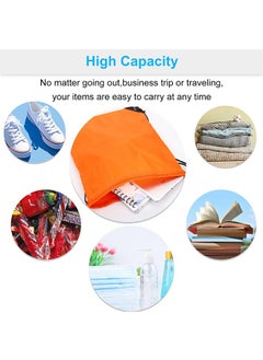 Generic Drawstring Backpack Gym Bags 6 PCS Draw String Nylon String Backpack Sports Bags for Party Gym Sport Trip  - Image 5