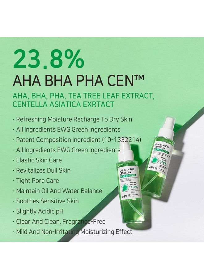 ايه بي ال بي Aha Bha Pha Centella Mist Essence Aha Bha Pha Cen™ 23.8% 3.55 أونصة سائلة/مقشر كوري للعناية بالبشرة يجدد الرطوبة وينشط البشرة بلطف ويحسن ملمسها - Image 3