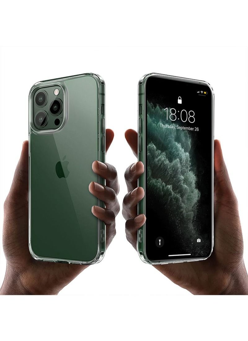 INFOSUN - iPhone 11 Pro Max Case Clear Cover [Anti-Yellowing] Ultra Thin Silicone Shockproof Back Cases Transparent Protective Phone Case for Apple iPhone 11 Pro Max 6.5 inch 2019 - Crystal Clear - Image 1