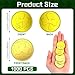 Sanwuta 1000 PCS St Patricks Day Gold Coins Plastic Lucky Shamrock Leprechaun 3 Leaf Clover Coins for St Patricks Party Decoration Favors 14 Inch Vibrant Style - Image 4