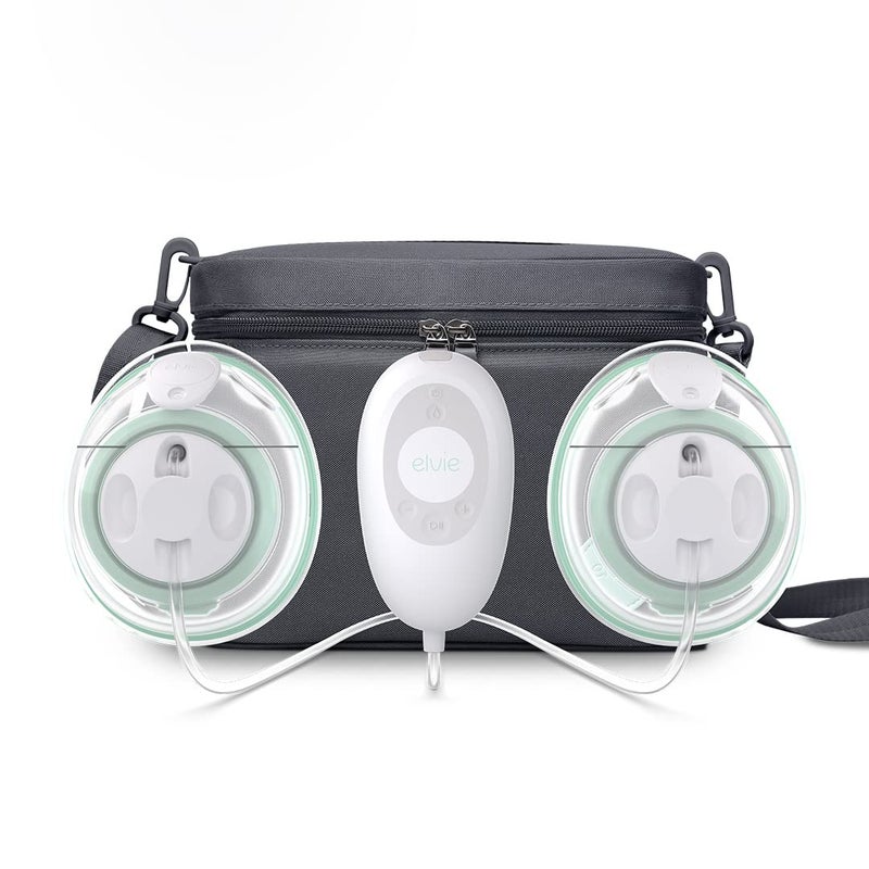 Elvie Stride Plus- Hospital-Grade App-Controlled Breast Pump - Hands-Free Wearable Ultra-Quiet Electric Breast Pump - Image 1