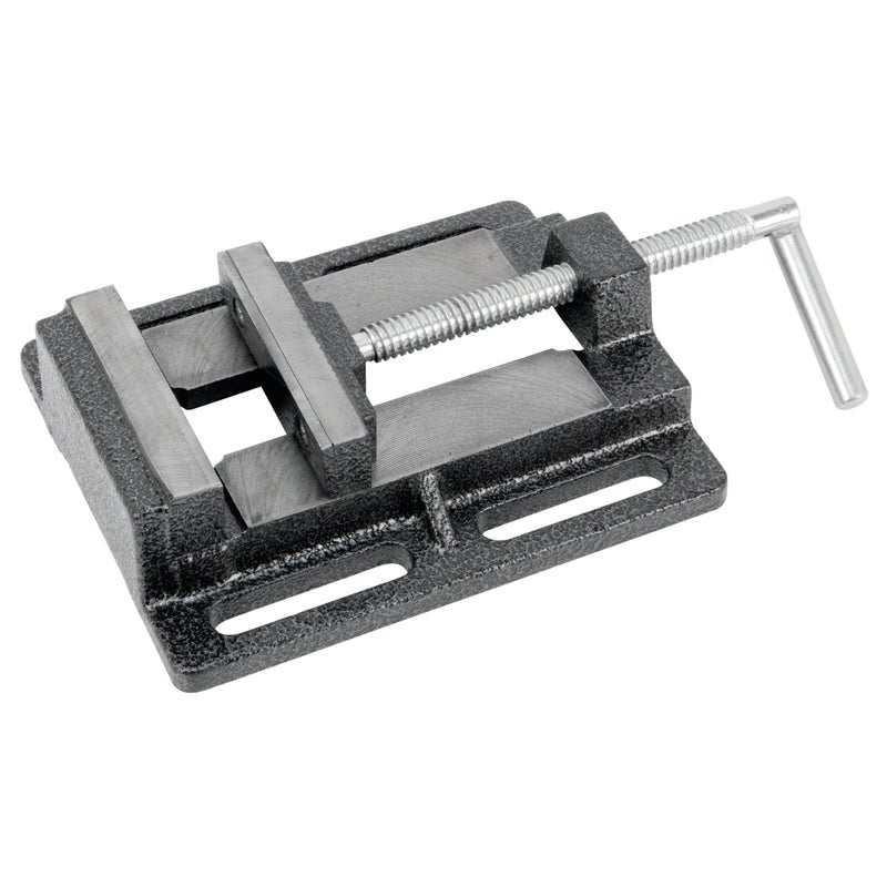 Performance Tool W3902 Drill Press Vise with Replaceable Hardened Steel Jaws and Precision Ground Base for Milling and Grinding 4Inch Jaw Opening