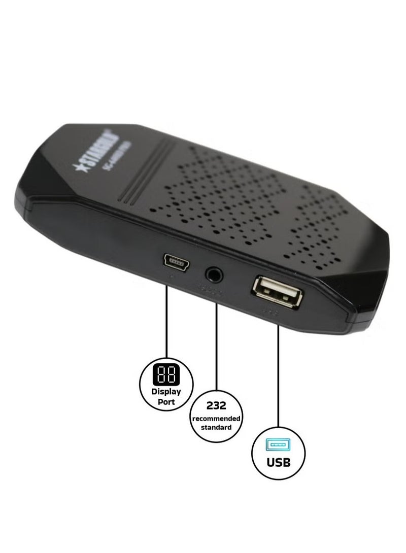 Stargold SG-640HD PRO Digital Satellite Receiver with 4K Ultra HD MPEG4 Support and USB PVR  - Image 2