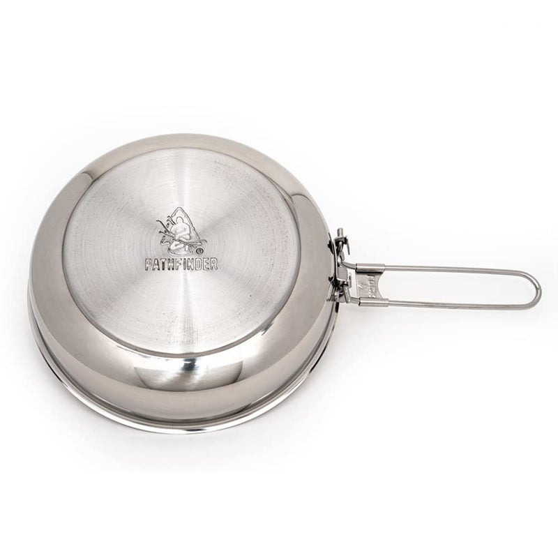 The Pathfinder School Stainless Steel Folding Skillet and Lid (8-Inch) - Image 4