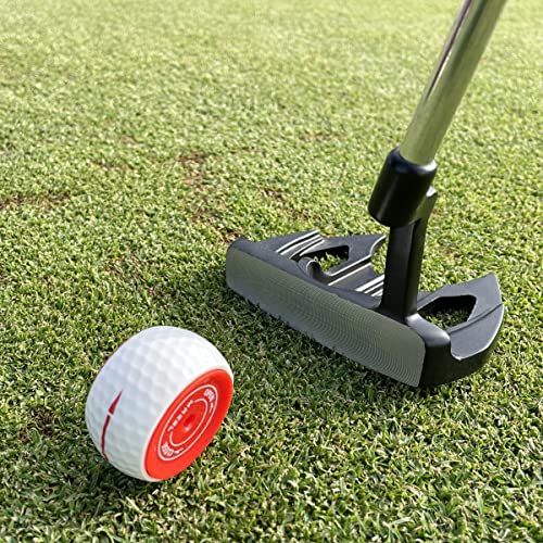 MAZEL Wheel-Like Golf Practice Ball, Adjustable Weight Putting Trainer with Instant Feedback - Image 1