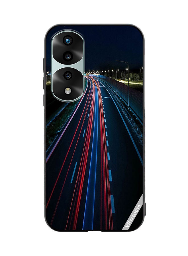 VR CREATIVE Protective Case Cover For Honor 70 Pro plus Road Design Multicolour - Image 1