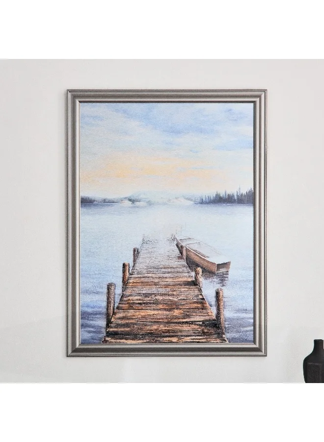 Home Box Vivid Aluminium Print Framed Picture 90 x 120 x 3 cm