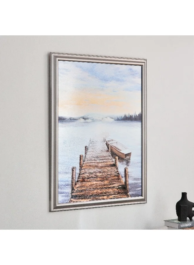 Home Box Vivid Aluminium Print Framed Picture 90 x 120 x 3 cm