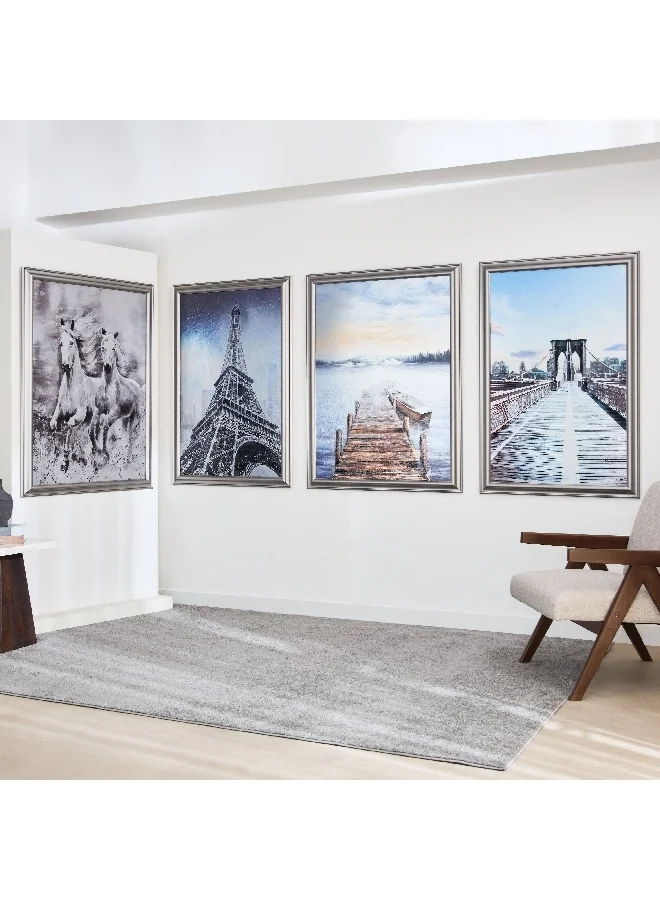 Home Box Vivid Aluminium Print Framed Picture 90 x 120 x 3 cm