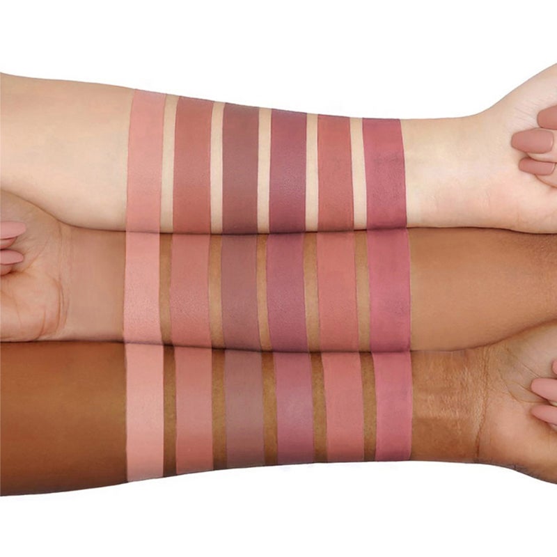 6Pcs Rose Matte Liquid Lipstick Set Waterproof Non-stick Long-lasting Lip Gloss Lip Makeup - Image 2