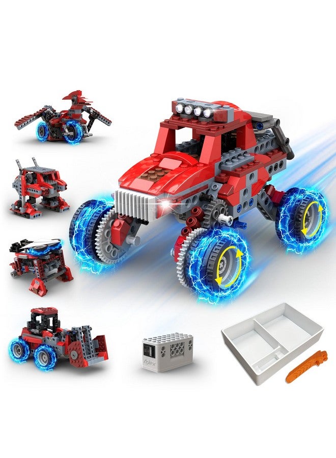 Apitor 8 in 1 STEM Kits for Kids Age 6-8, DIY Electronic Monster Truck Building Kit, STEM Toys for Boys Craft Projects 8-10, Build Robot DIY Activity for Ages 6 7 8 9 10 11 12 + Years - Image 1