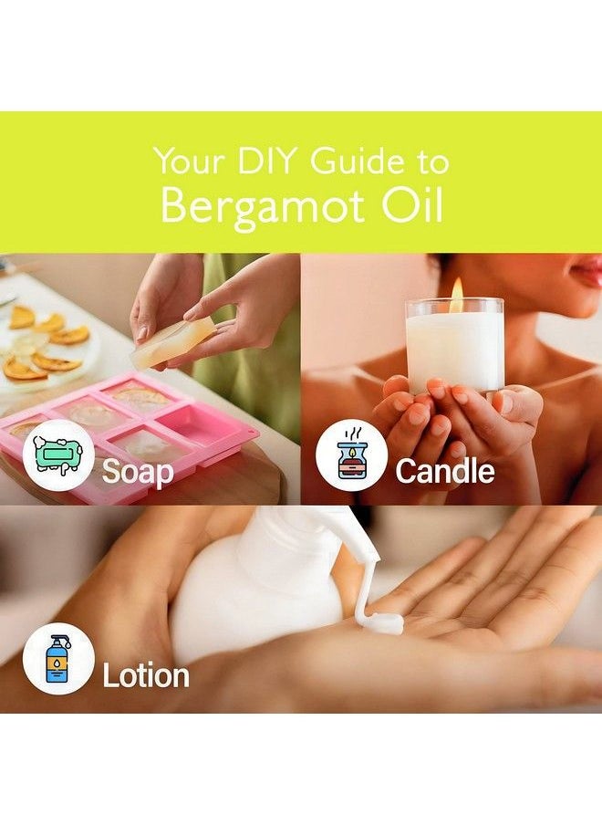 ESSLUX Bergamot Essential Oil For Diffuser 100% Pure Therapeutic Grade Bergamot Essential Oil Organic Bergamot Oil For Hair Growth Shampoo Skin & Aromatherapy 10 Ml  - Image 5