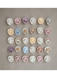 FRIGG Daisy Latex Baby Pacifier, 6-18 Months, Pack of 2, Size 2 - Blush/Cream  - Image 3