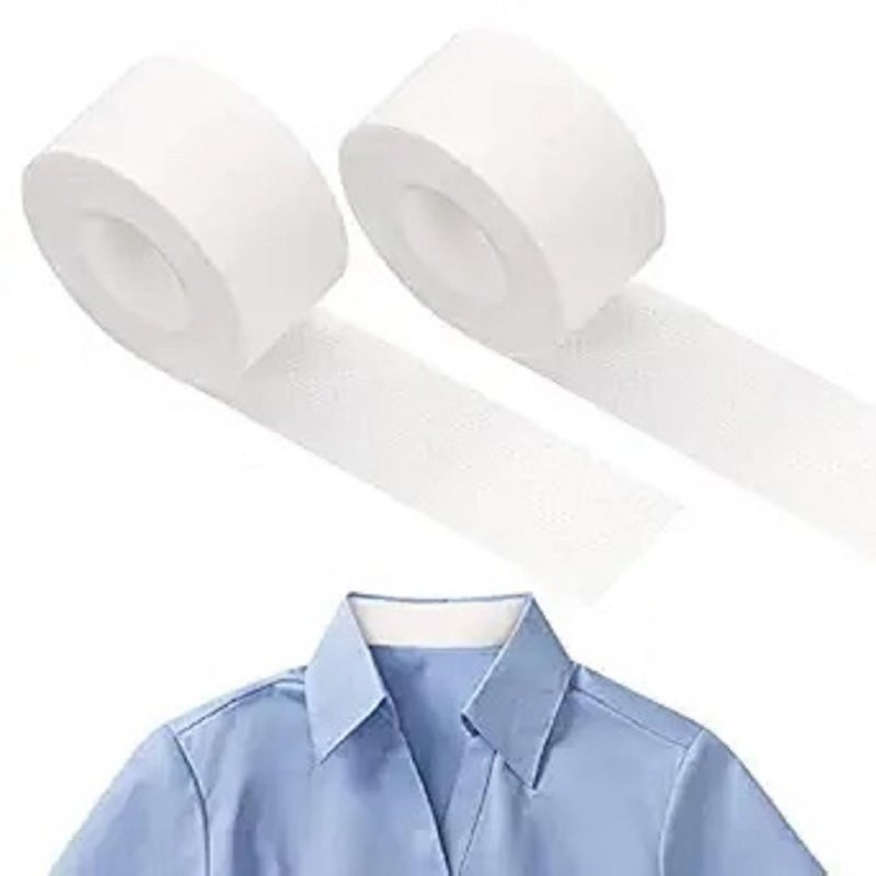 KIRIADA KIRIADA 2 Roll Collar Protector Neck Sweat Pad Antiperspirant Sticker Absorbing Sweat Pads nonwoven fabric Disposable SelfAdhesive Invisible Protection Hats Liner Caps Against Collar Sweat  Stains - Image 1