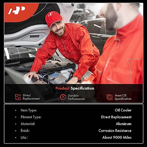 A-Premium Transmission Oil Cooler Compatible with Jeep Wrangler 2012-2017, Wrangler JK 2018, 3.6L - Image 2