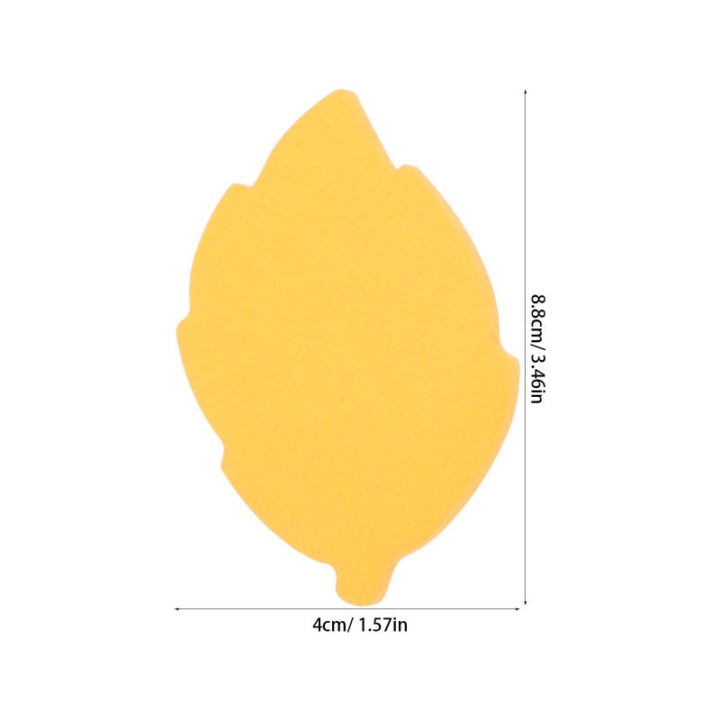 Leaf Shape Self Stick Memo Pads 16pcs Set Removable Adhesive Notes For Office School Home - Image 3