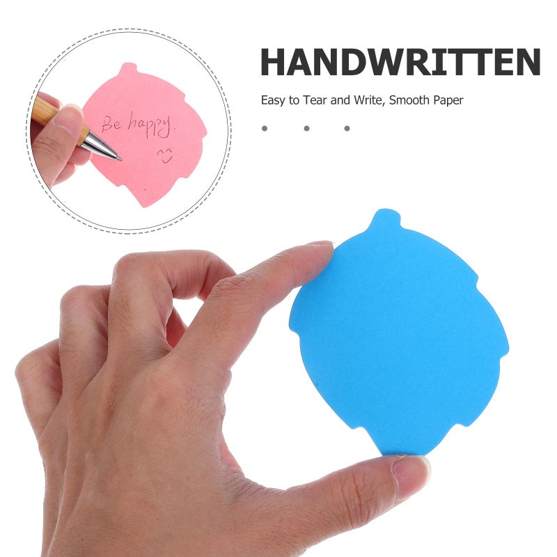 Leaf Shape Self Stick Memo Pads 16pcs Set Removable Adhesive Notes For Office School Home - Image 4