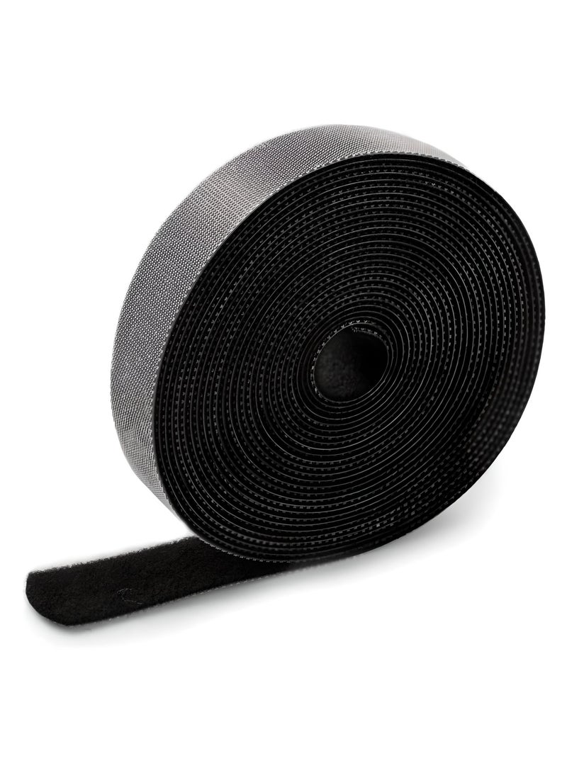 5 Meter Velcro Cord Ties - Cable Organizer, Nylon USB Cord Ties, Wire Winder Clip, Cable Holder, Reusable Fastening Tape for Mobile Phone, PC, Mouse Cords Management