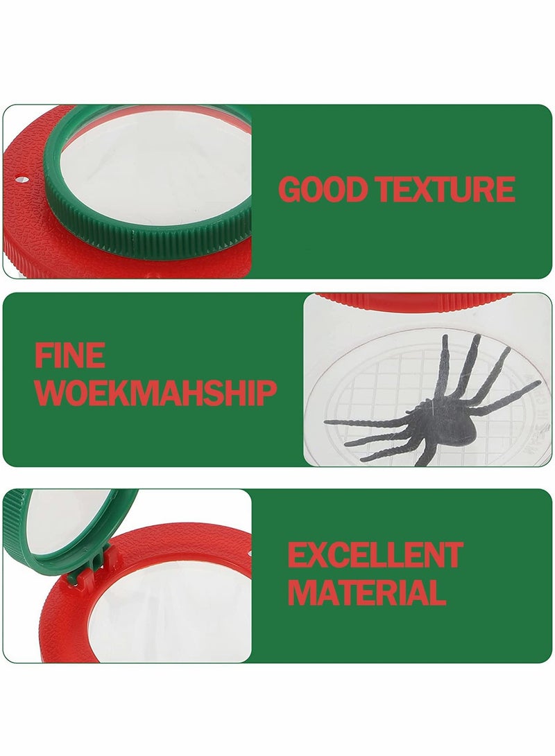 Excefore Insect Box, Insect Cage with Magnifying Insect Observation Box Portable Bug Viewer Bug Jar - Image 4