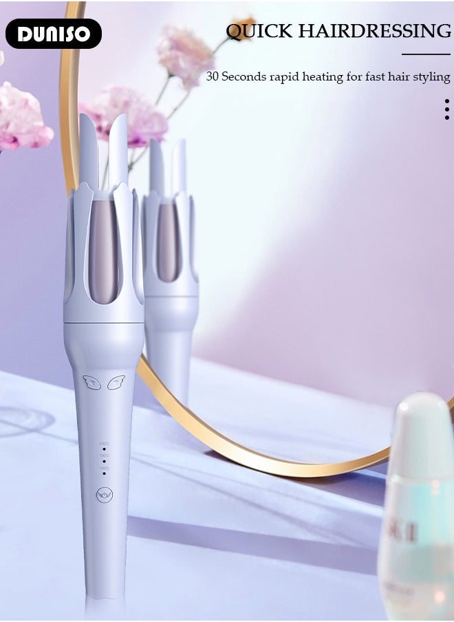 Automatic Hair Curler Rollers,Advanced Petal-shaped Auto Curling Iron 32mm Large Waves,Hair Care Coating,Fast Heating,3 Temperatures control,Multi-Protections,Create Pretty Curls Effortlessly