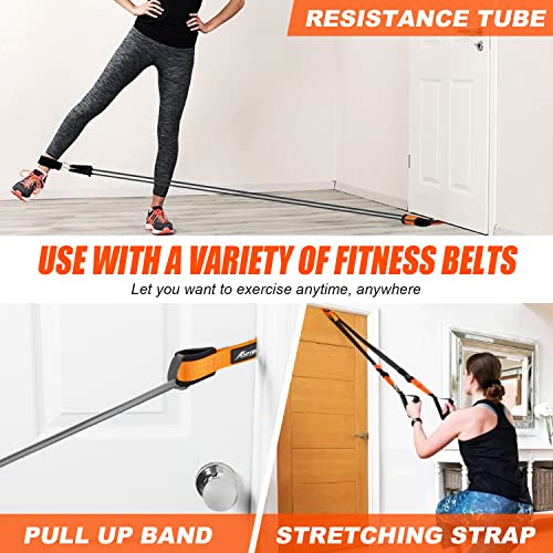 HPYGN Door Anchor for Resistance Bands, Home-Gym Workout Exercise Bands Attachment for Yoga Strap, Physical Therapy Bands and Closed Loop Bands, Heavy Duty door anchor system - Image 3