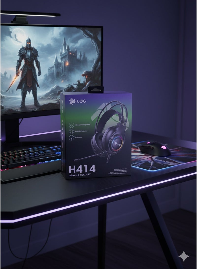 LOG H414 Wired Gaming Headset for PC & PS5 & PS4, Xbox, Nintendo Switch - Image 3