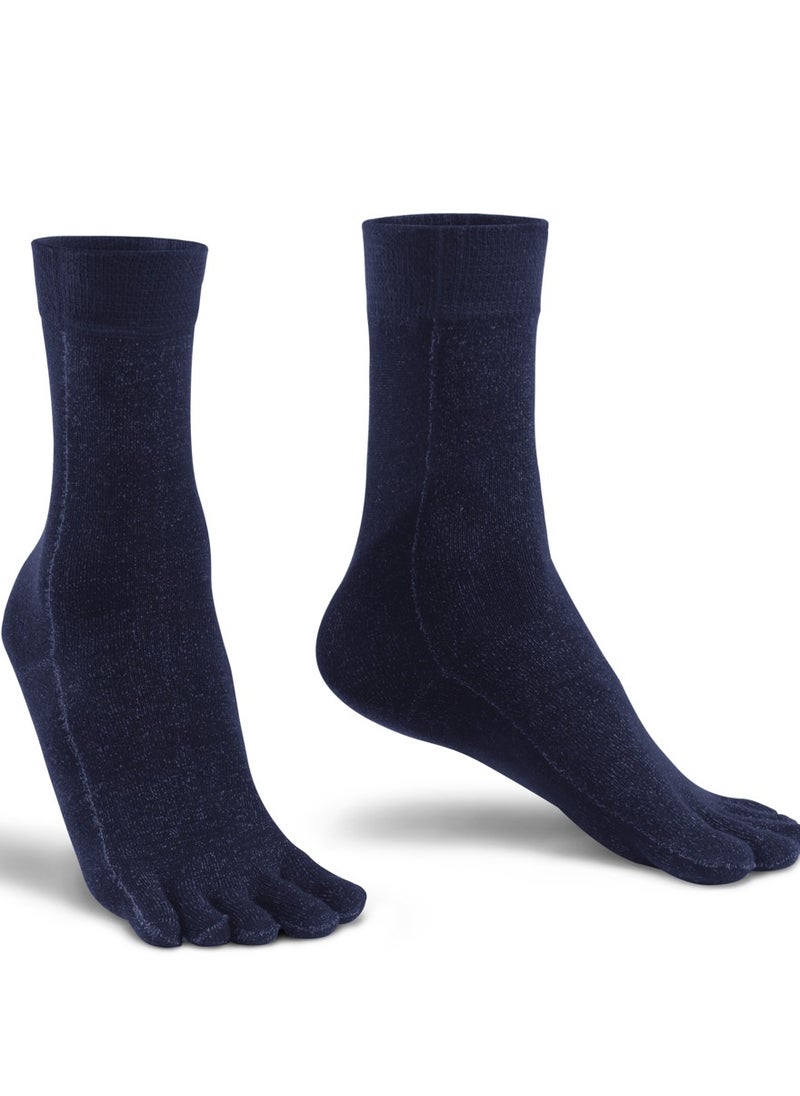 bonnysilver - AntiFungal Toe Crew Women Silver Socks - Image 1