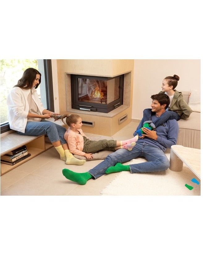 bonnysilver - AntiFungal Toe Crew Women Silver Socks - Image 1